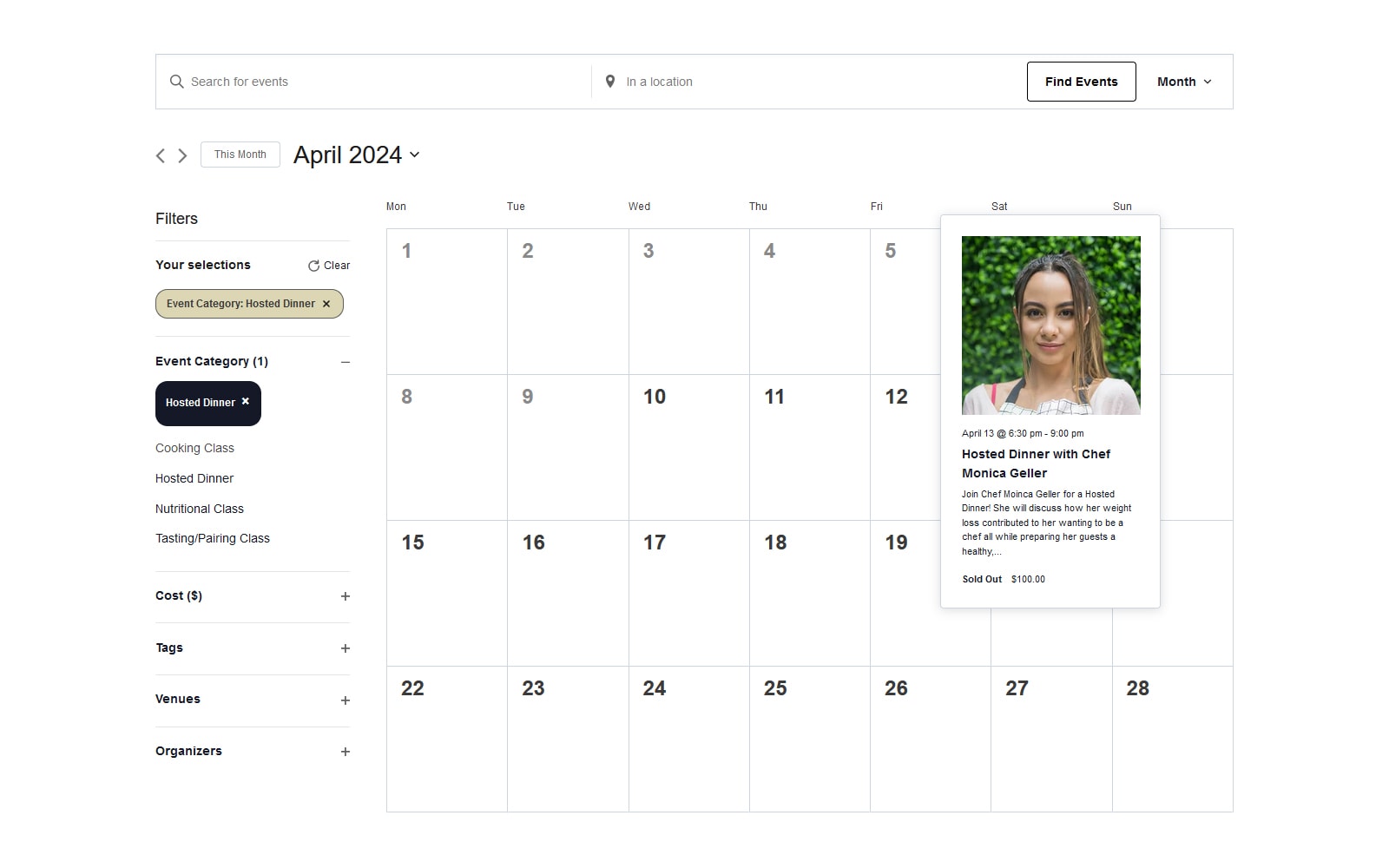 Calendar And Events